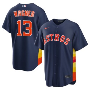 Billy Wagner Navy The Astronauts Limited Mens #13 Jerseys 558059-555