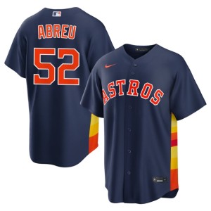 Bryan Abreu Men #52 Popular Navy Astros Jersey 220657-531