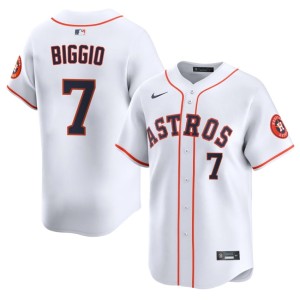 Craig Biggio 'Stros Mens Game #7 White Jersey 221588-369