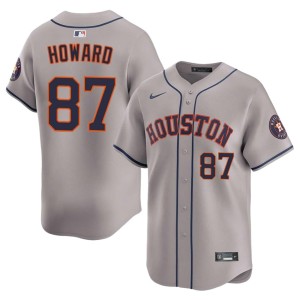 Dylan Howard Limited Mens #87 Houston 'Stros Gray Jerseys 364955-726