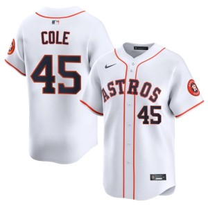 Gerrit Cole White Player Mens #45 Houston Astros Jerseys 839326-858