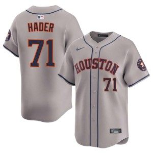 Josh Hader Houston Astros Gray #71 Men Embroidery Jersey 200833-601
