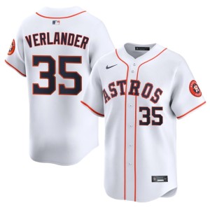 Justin Verlander #35 White HOU Astros Men's 2026 Jersey 676005-468