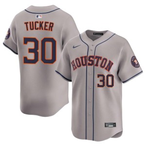 Kyle Tucker Gray Mens HOU Astros Embroidery #30 Jerseys 388123-470