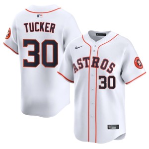 Kyle Tucker White Men Houston #30 Authentic Jersey 826611-136