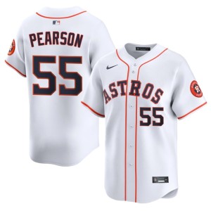 Nate Pearson #55 Houston Mens White Game Jerseys 161726-376