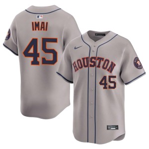 Tatsuya Imai 2026 #45 Gray Mens The Astronauts Jersey 355126-873