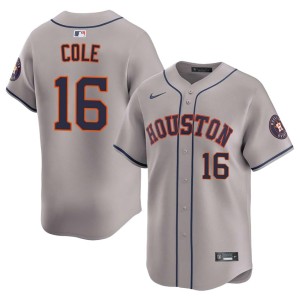 Zach Cole Houston Astros New Gray Mens #16 Jerseys 152900-979