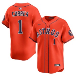 Carlos Correa New Orange #1 'Stros Men Jerseys 348354-730