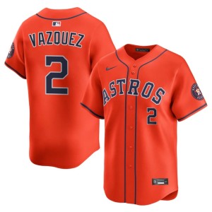 Christian Vazquez The Astronauts MLB Orange #2 Mens Jersey 738599-133