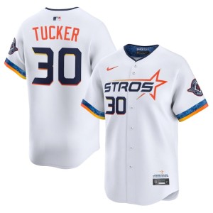 Kyle Tucker Houston Astronauts White City Connect #30 Men Authentic Jerseys 924881-868