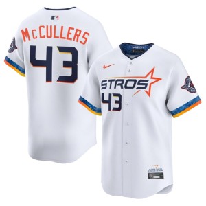 Lance McCullers Jr. Houston #43 White Men Replica City Connect Jersey 484313-723