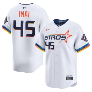 Tatsuya Imai #45 City Connect Men's Player Houston Astros White Jersey 604565-469