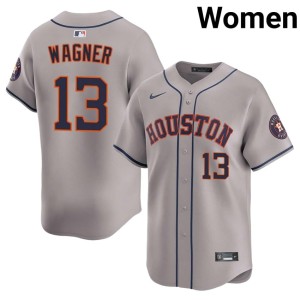 Billy Wagner Authentic Women 'Stros Gray #13 Jersey 545743-417