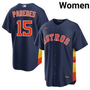 Isaac Paredes Authentic The Astronauts #15 Women's Navy Jersey 171852-904