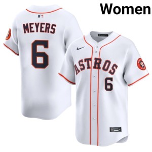 Jake Meyers White Women New #6 The Astronauts Jerseys 529845-716