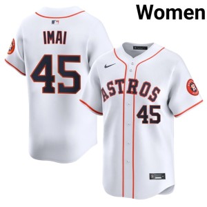 Tatsuya Imai Womens 'Stros #45 White MLB Jersey 361769-900