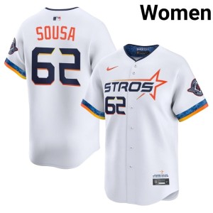 Bennett Sousa #62 City Connect Women Stitched The Astronauts White Jersey 991313-204