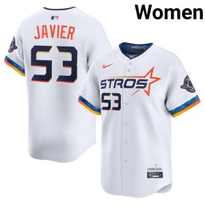 Cristian Javier City Connect The Astronauts #53 White Women 2026-27 Jersey 738844-381