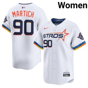 Eurys Martich The Astronauts City Connect Official #90 Women's White Jersey 184668-576