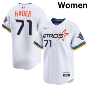 Josh Hader Astros White Player City Connect Women's #71 Jersey 505763-803