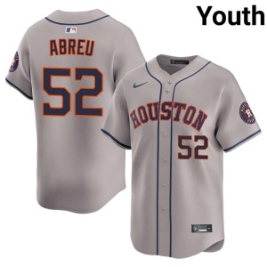 Bryan Abreu #52 Replica Gray Youth The Orange Crush Jersey 180786-899