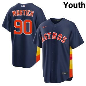 Eurys Martich 2026-27 Youth #90 Houston Navy Jerseys 312487-126