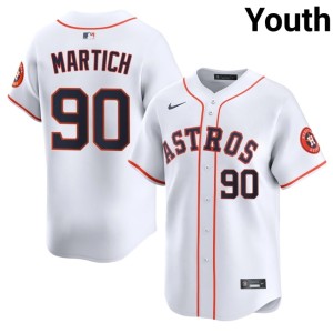 Eurys Martich Youth Houston New #90 White Jerseys 178822-198