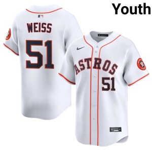 Ryan Weiss #51 The Orange Crush Limited Youth White Jersey 664236-670